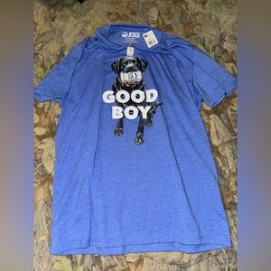 Busch Light Graphic T-Shirt with Dog Print